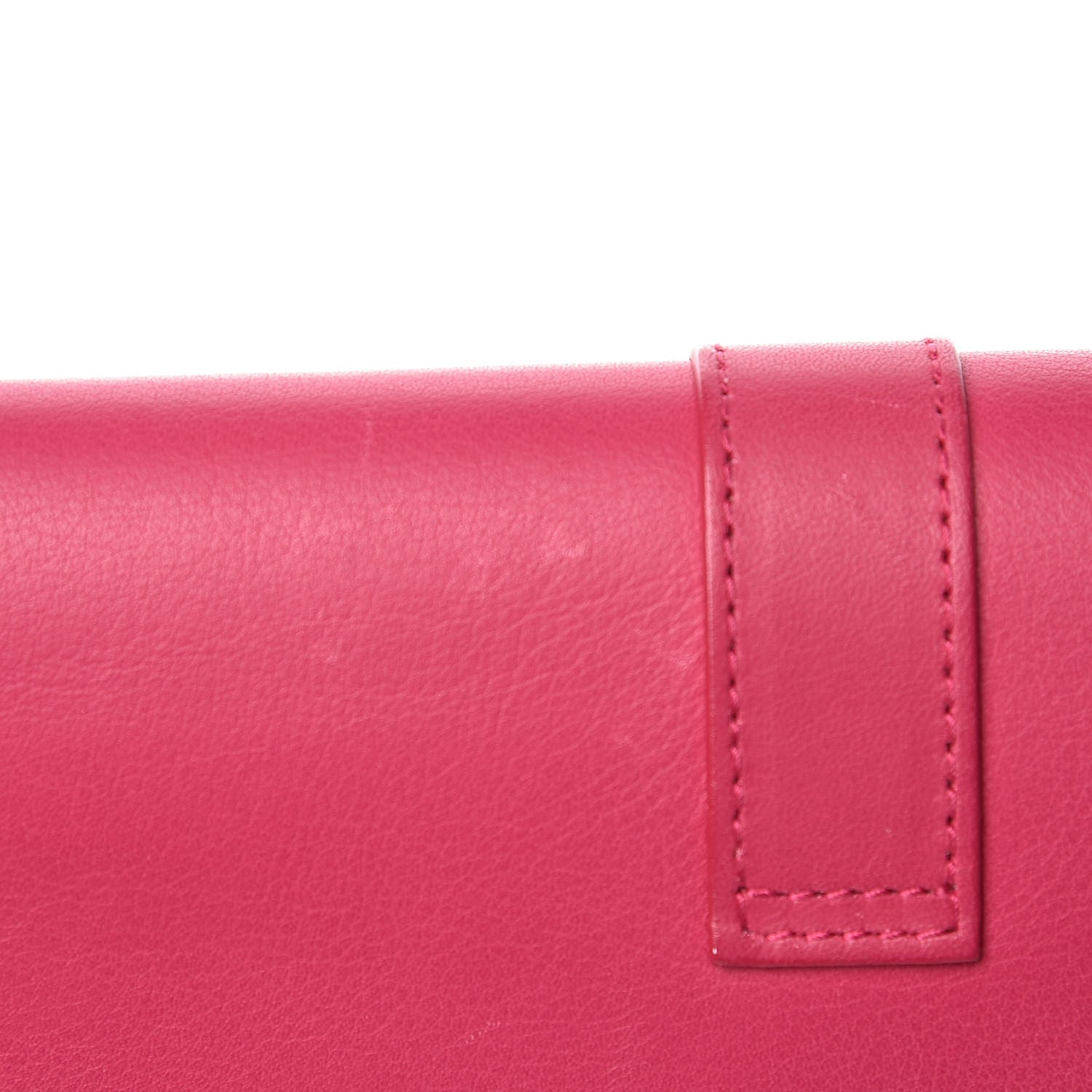 Saint Laurent Calfskin Classic Y Ligne Wallet Fuchsia 10 of 10