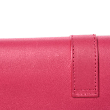 Saint Laurent Calfskin Classic Y Ligne Wallet Fuchsia 10 of 10