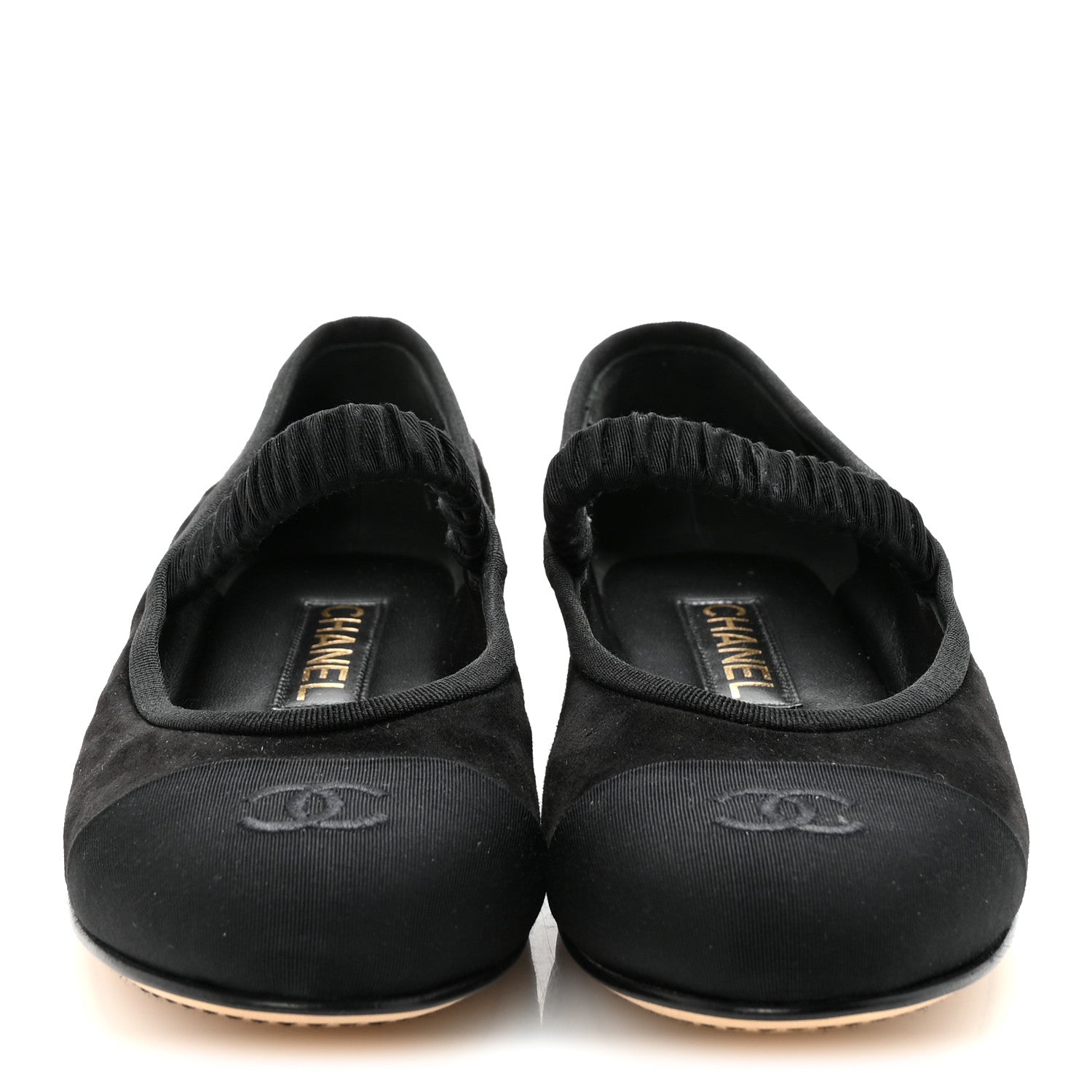 Chanel Velvet Mary Jane Flats 40 Black 3 of 10