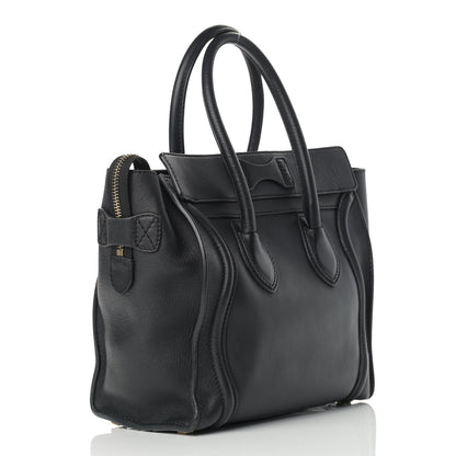 Celine Smooth Calfskin Micro Luggage Black 3 of 18