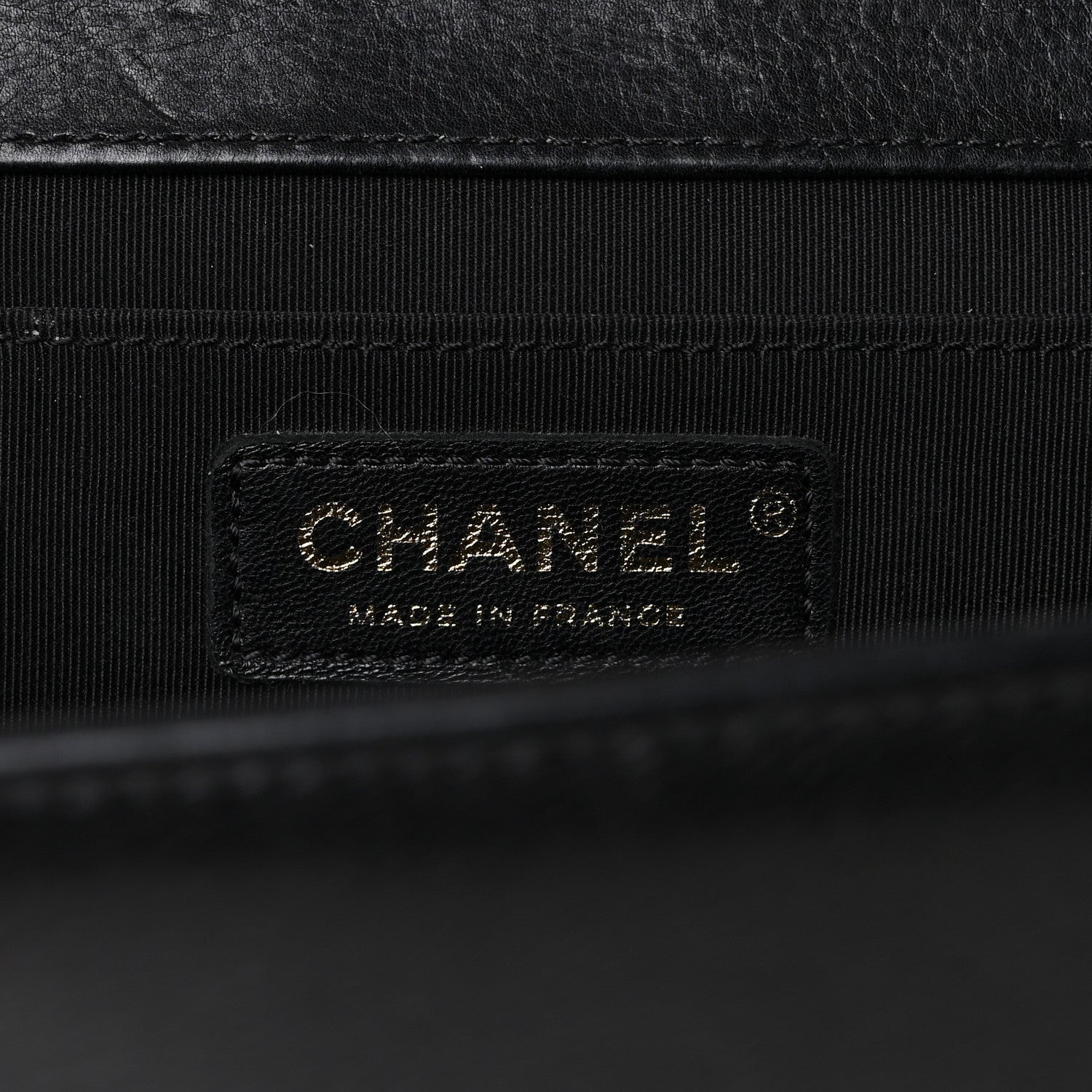 Chanel Grained Calfskin Quilted Medium Flap Black 6 of 10