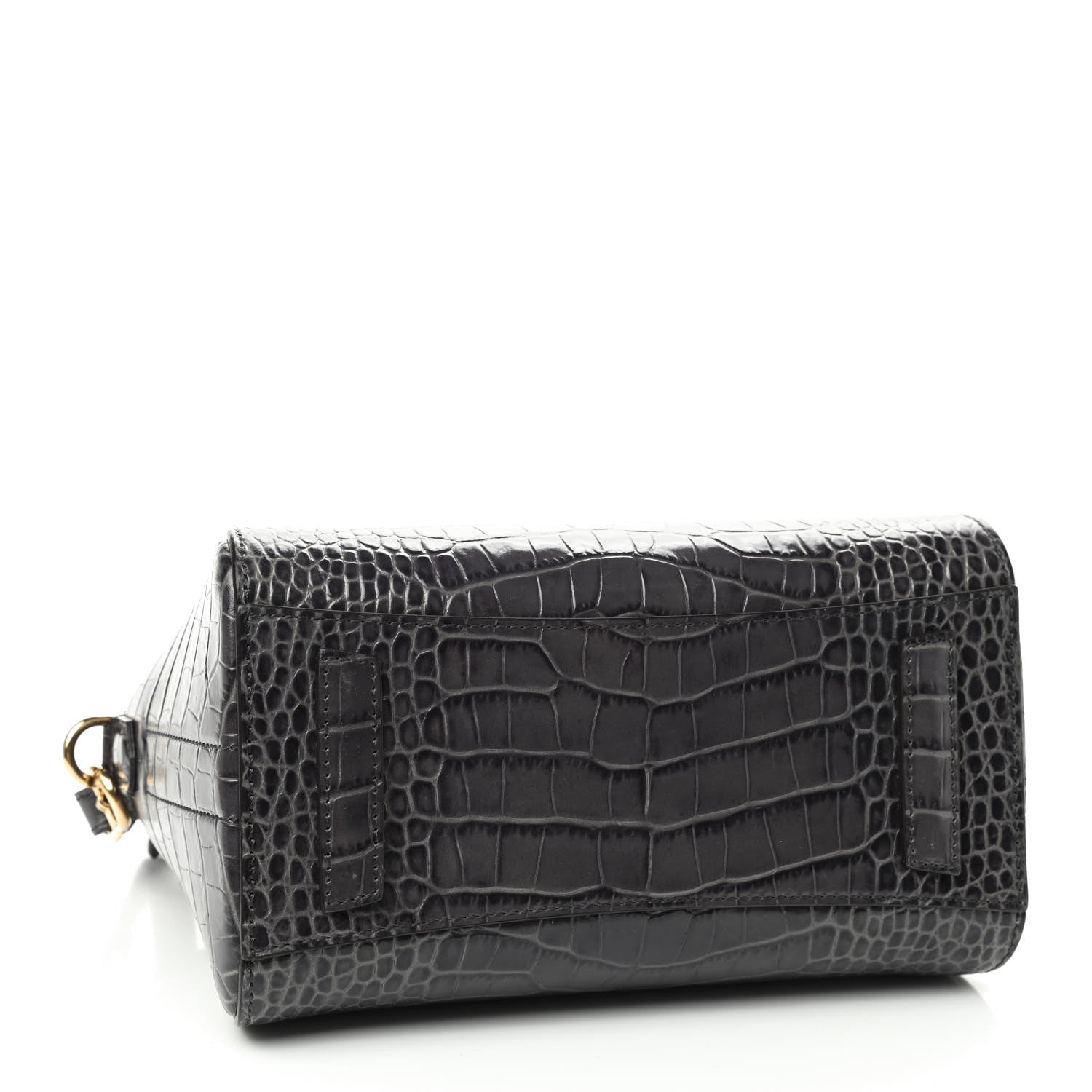 Givenchy Calfskin Crocodile Embossed Mini Antigona Storm Grey 4 of 9