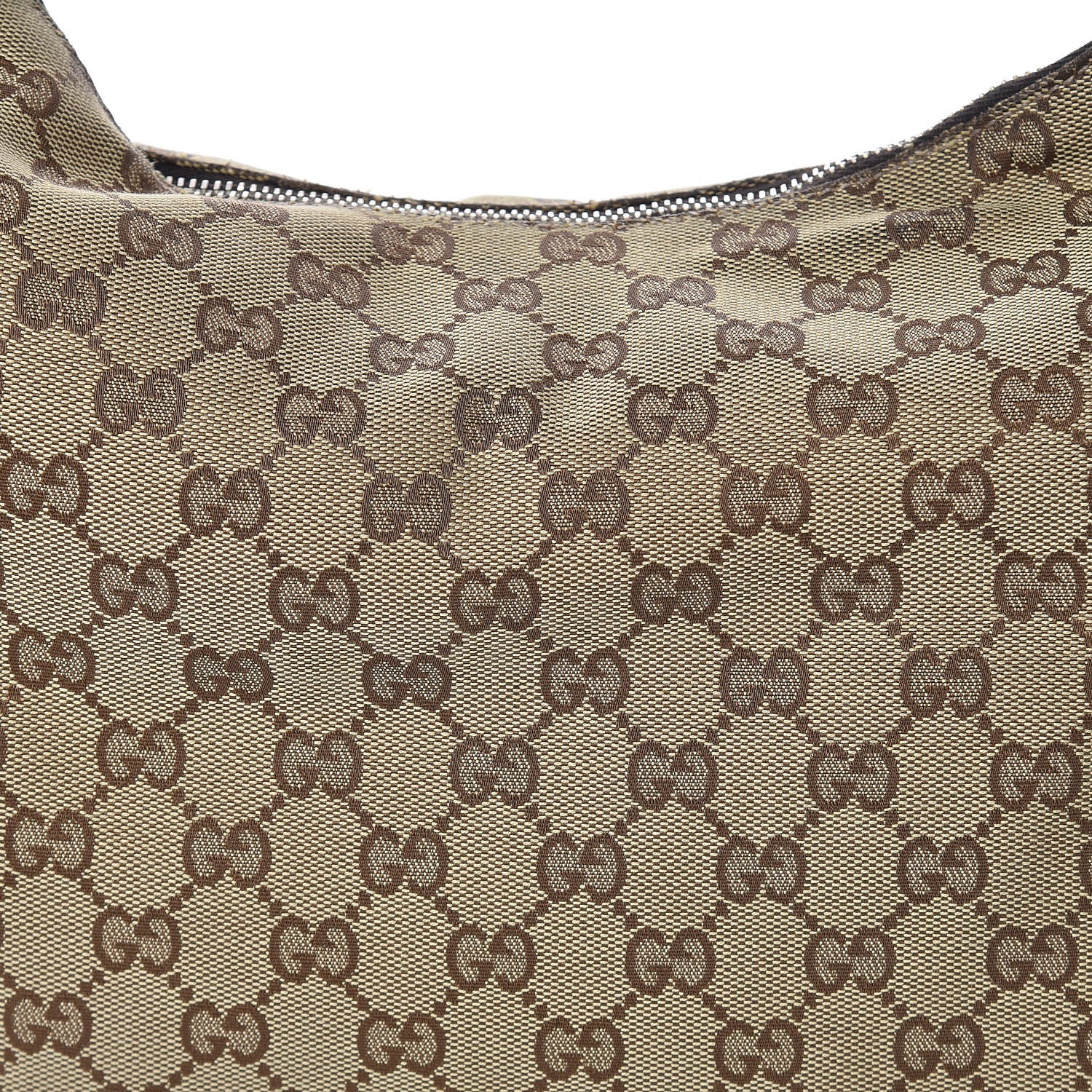 Gucci Monogram Medium Horsebit Chain Hobo Dark Brown 8 of 15