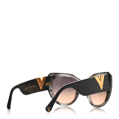 Louis Vuitton Acetate My Fair Lady Sunglasses Z1254W Black 4 of 9