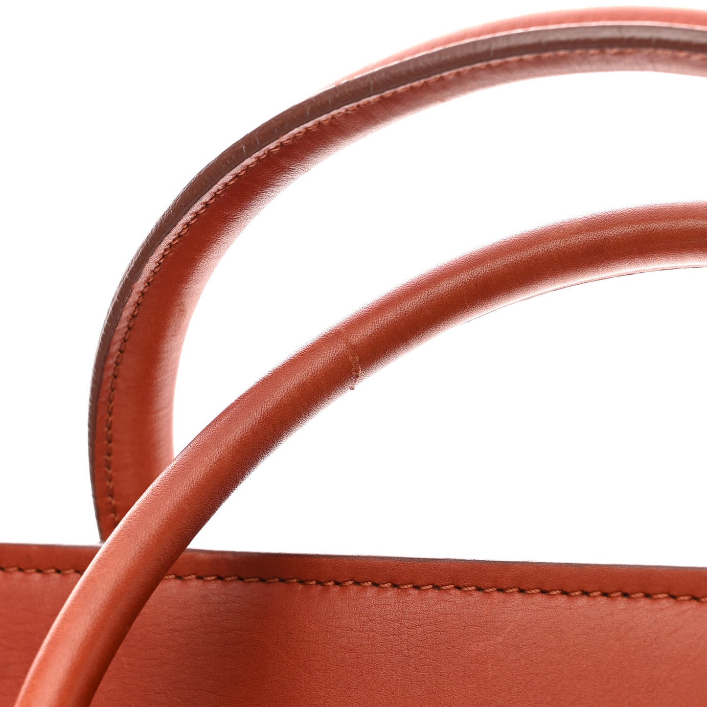 Natural Calfskin Small Tie Knot Tote Tan