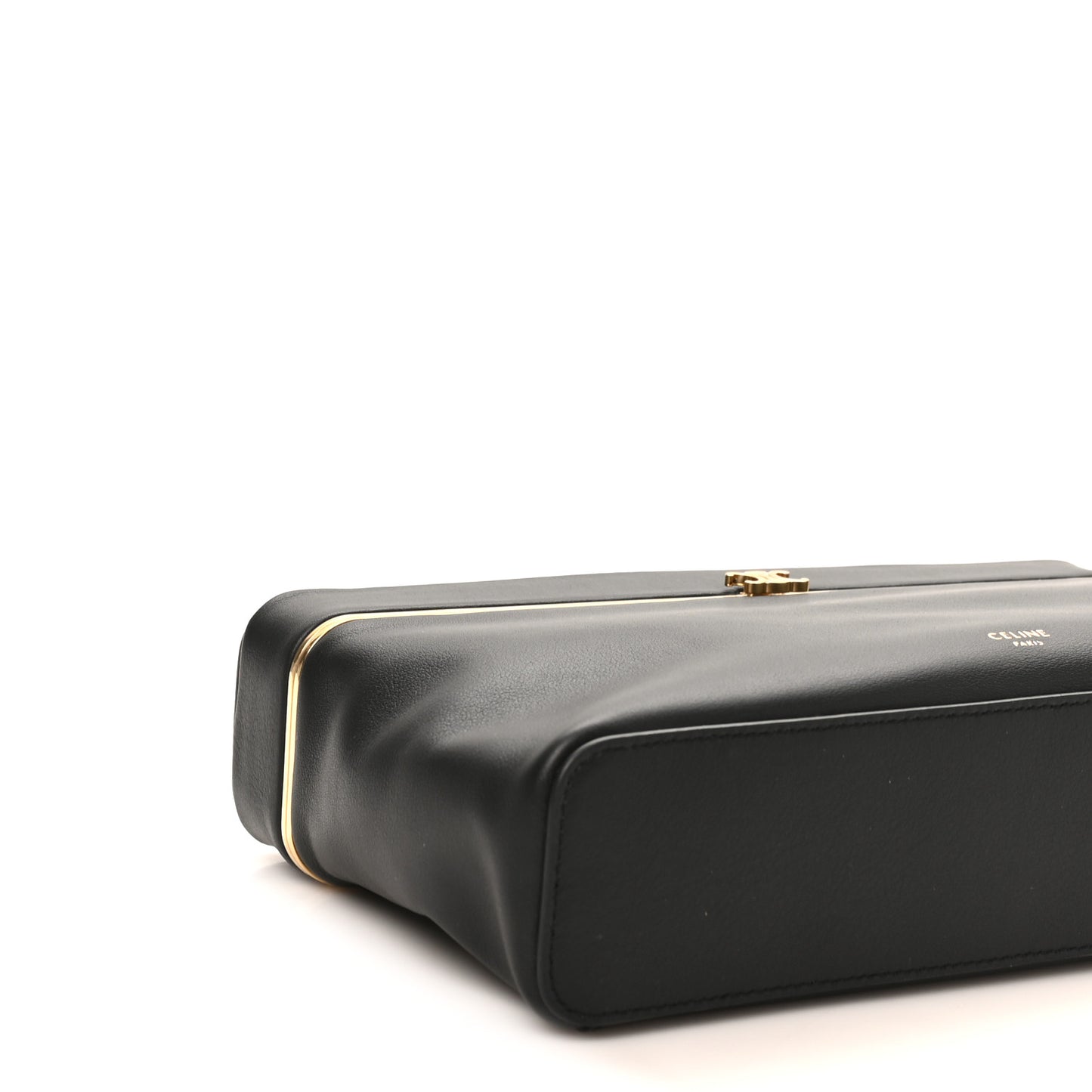 Supple Calfskin Rectangle Bag Black