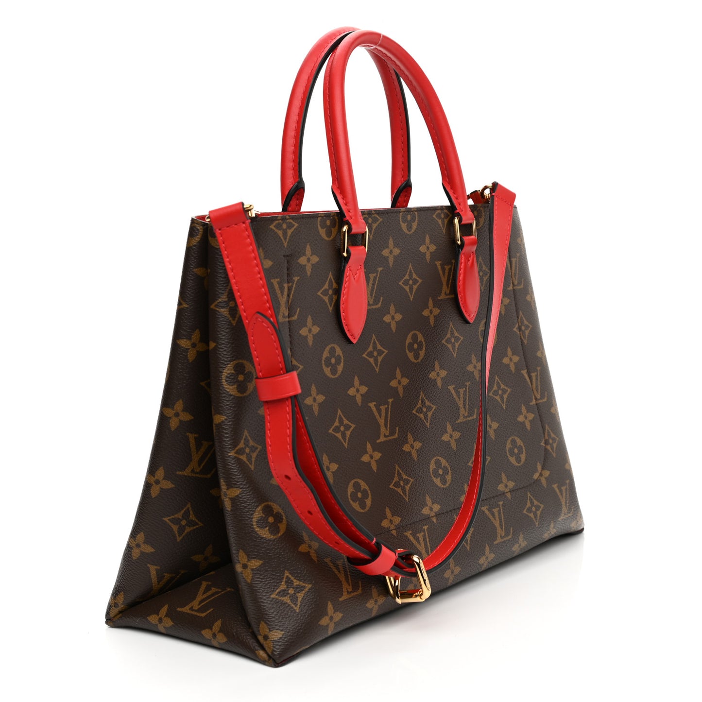 Monogram Flower Tote Coquelicot