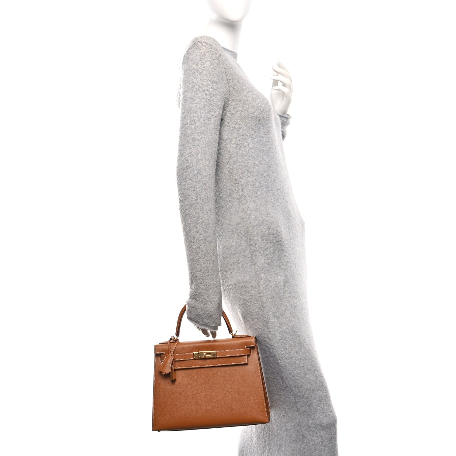 Hermes Epsom Kelly Sellier 28 Gold 2 of 11
