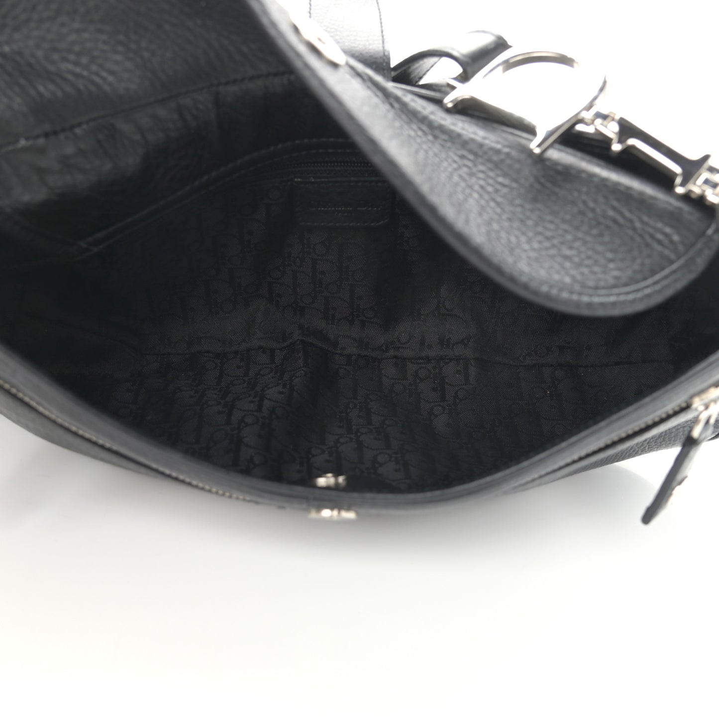 Calfskin Shoulder Bag Black