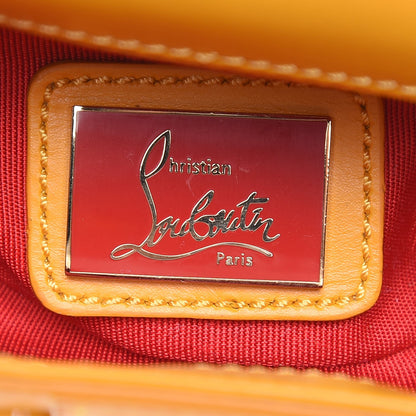 Christian Louboutin Calfskin Spiked Sweety Charity Crossbody Bag Yellow 6 of 8