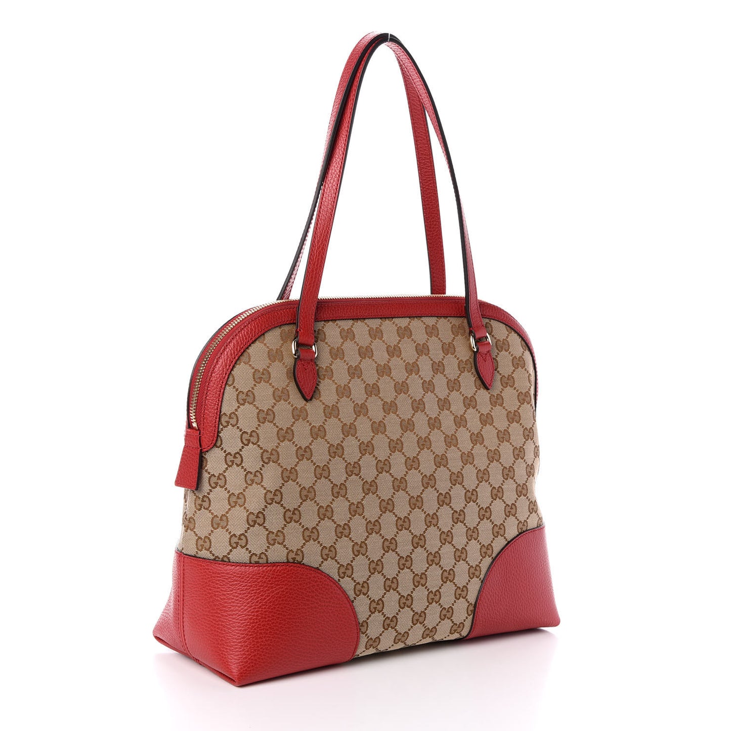Monogram Medium Bree Shoulder Bag Red