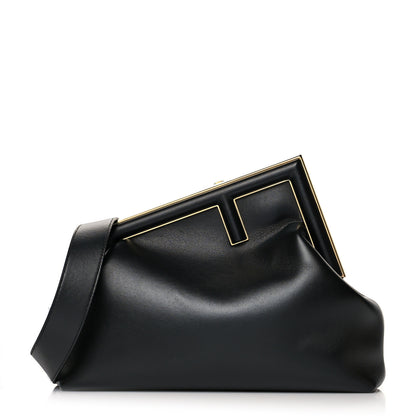 Fendi Shiny Nappa Medium Fendi First Black 1 of 9
