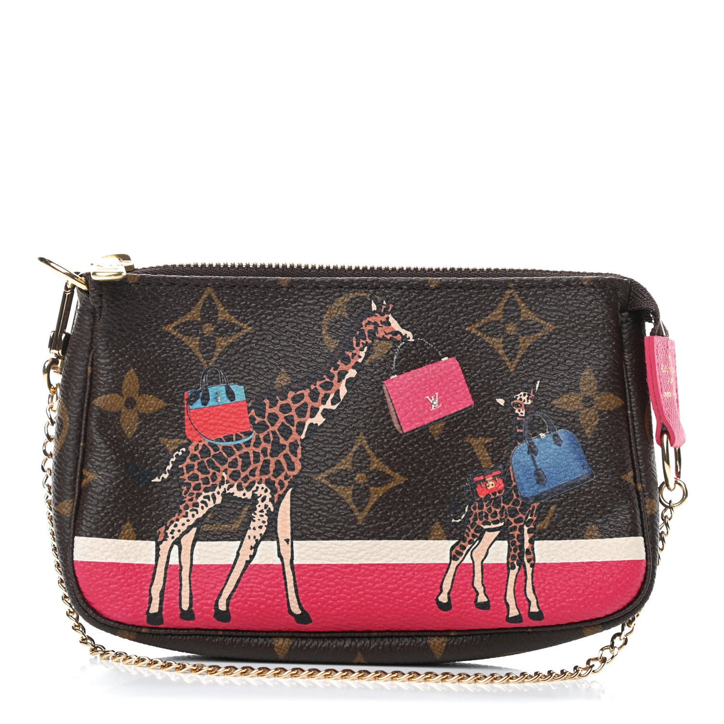 Monogram 2017 Christmas Animation Mini Pochette Accessories