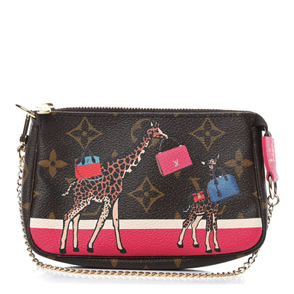 Louis Vuitton Monogram 2017 Christmas Animation Mini Pochette Accessories 1 of 8