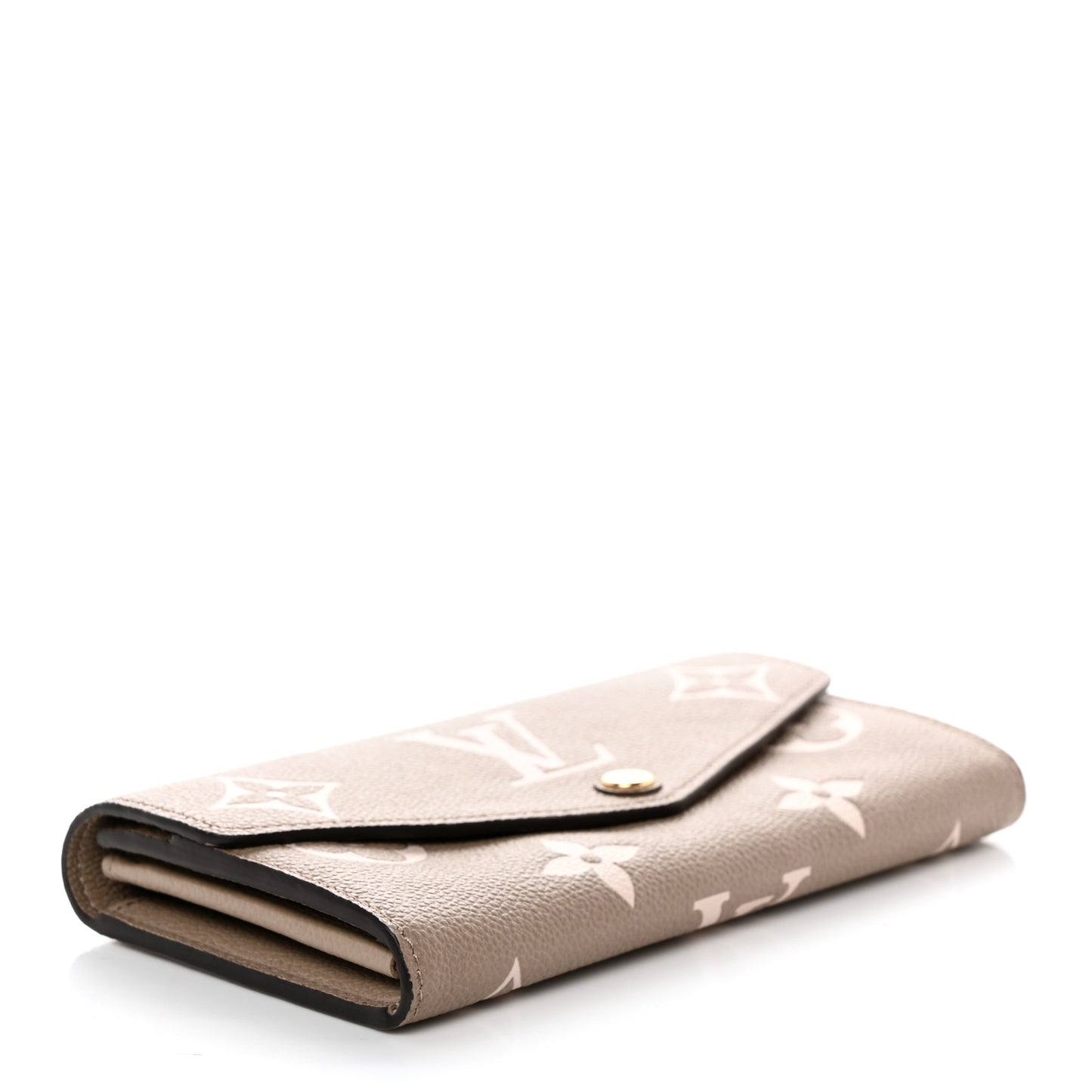 Empreinte Monogram Giant Sarah Wallet Tourterelle Creme