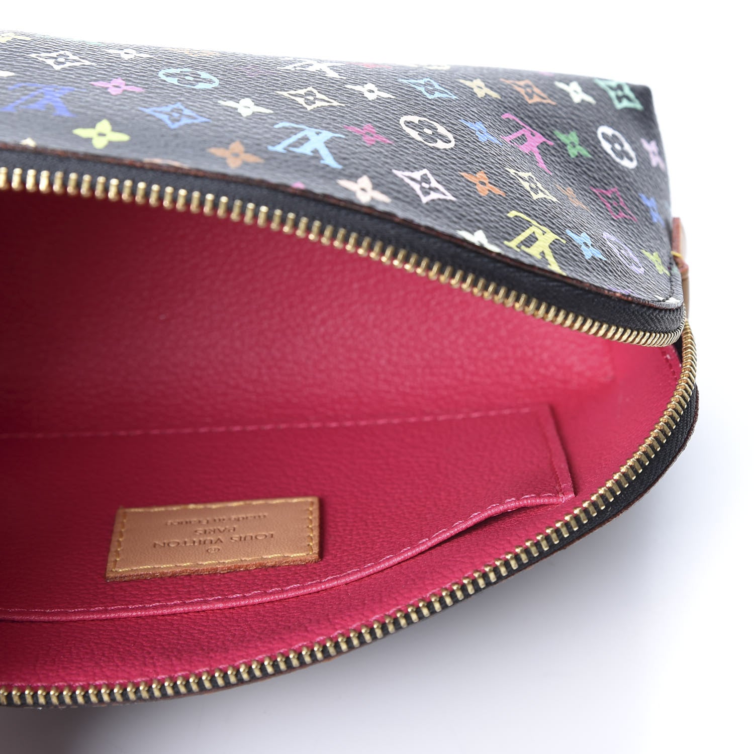 Louis Vuitton Monogram Multicolor Cosmetic Pouch Black Grenade 4 of 7