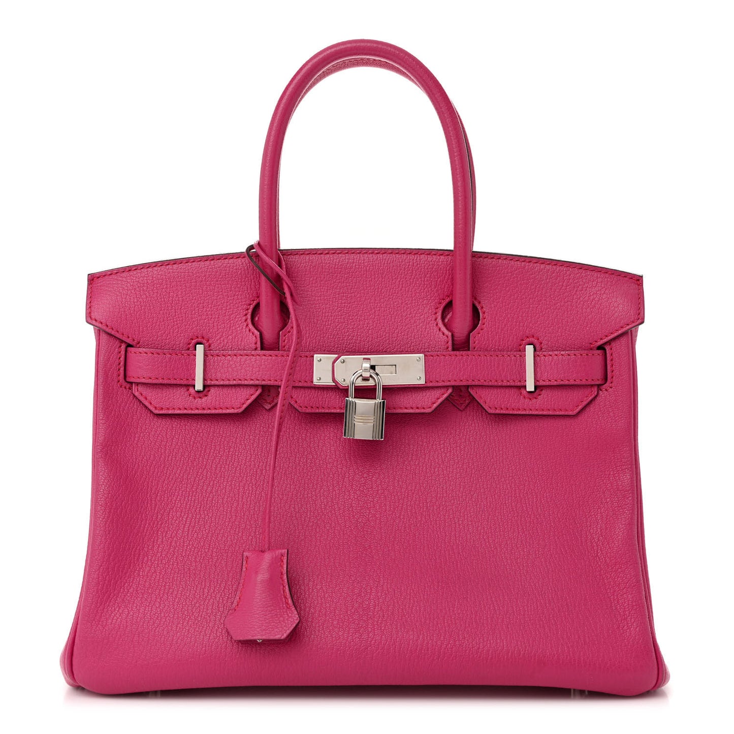 Chevre Mysore Birkin 30 Rose Shocking