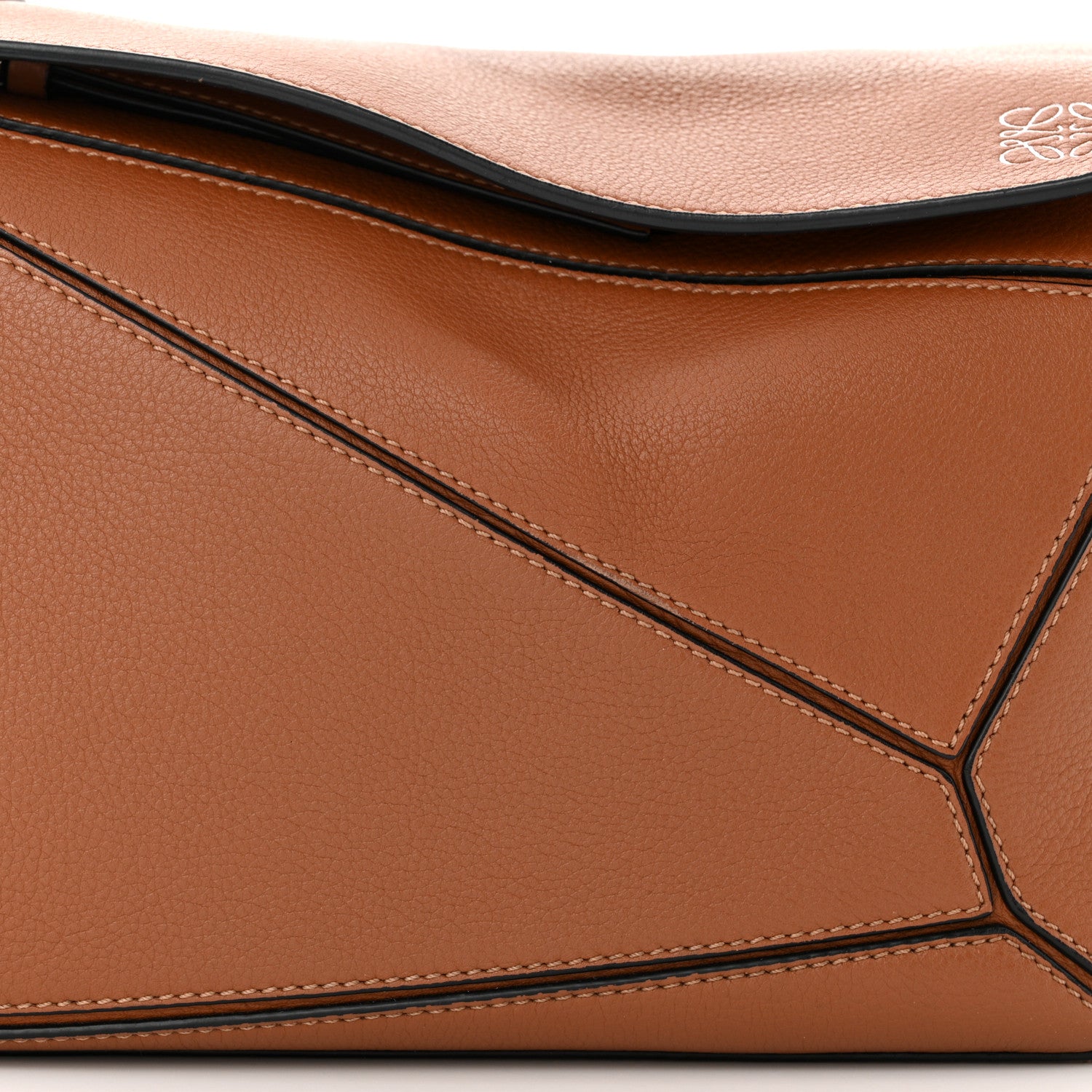 Loewe Calfskin Small Puzzle Bag Tan 7 of 12