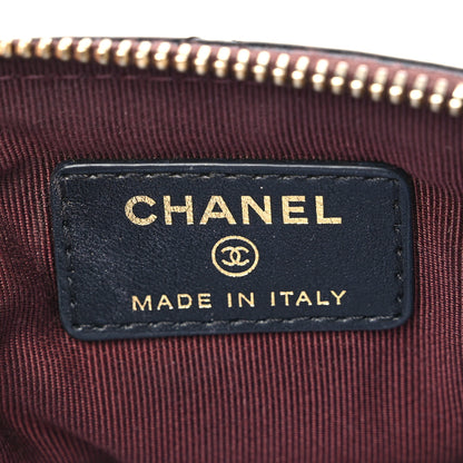Chanel Aged Calfskin Quilted Small Reissue Cosmetic Case Black 6 of 8