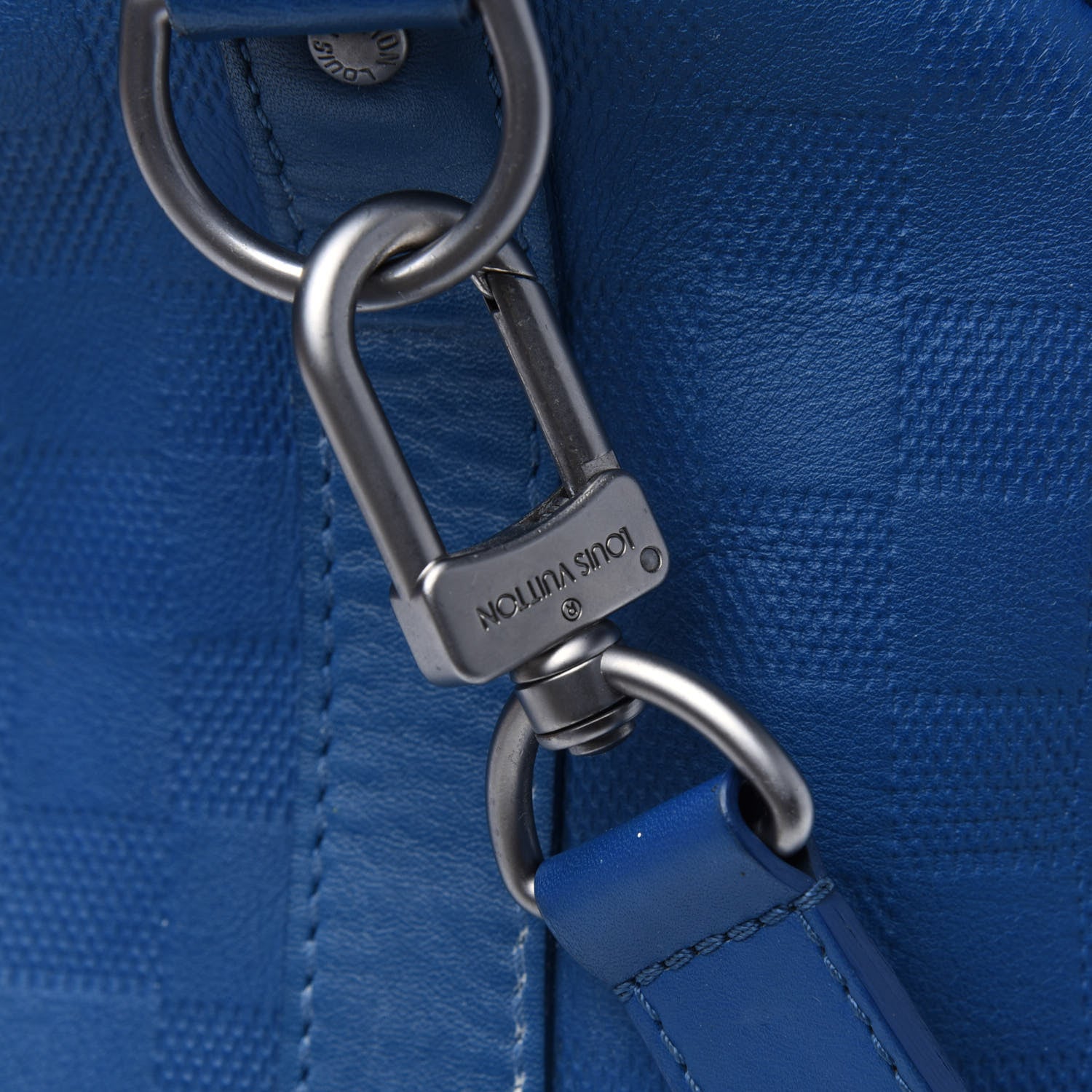 Louis Vuitton Damier Infini Keepall Bandouliere 45 Neptune 22 of 33