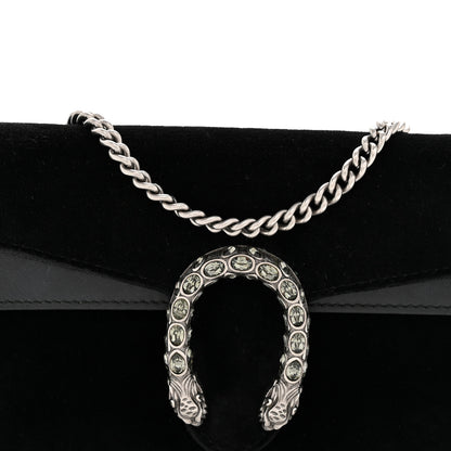 Gucci Velvet Super Mini Dionysus Shoulder Bag Black 7 of 11