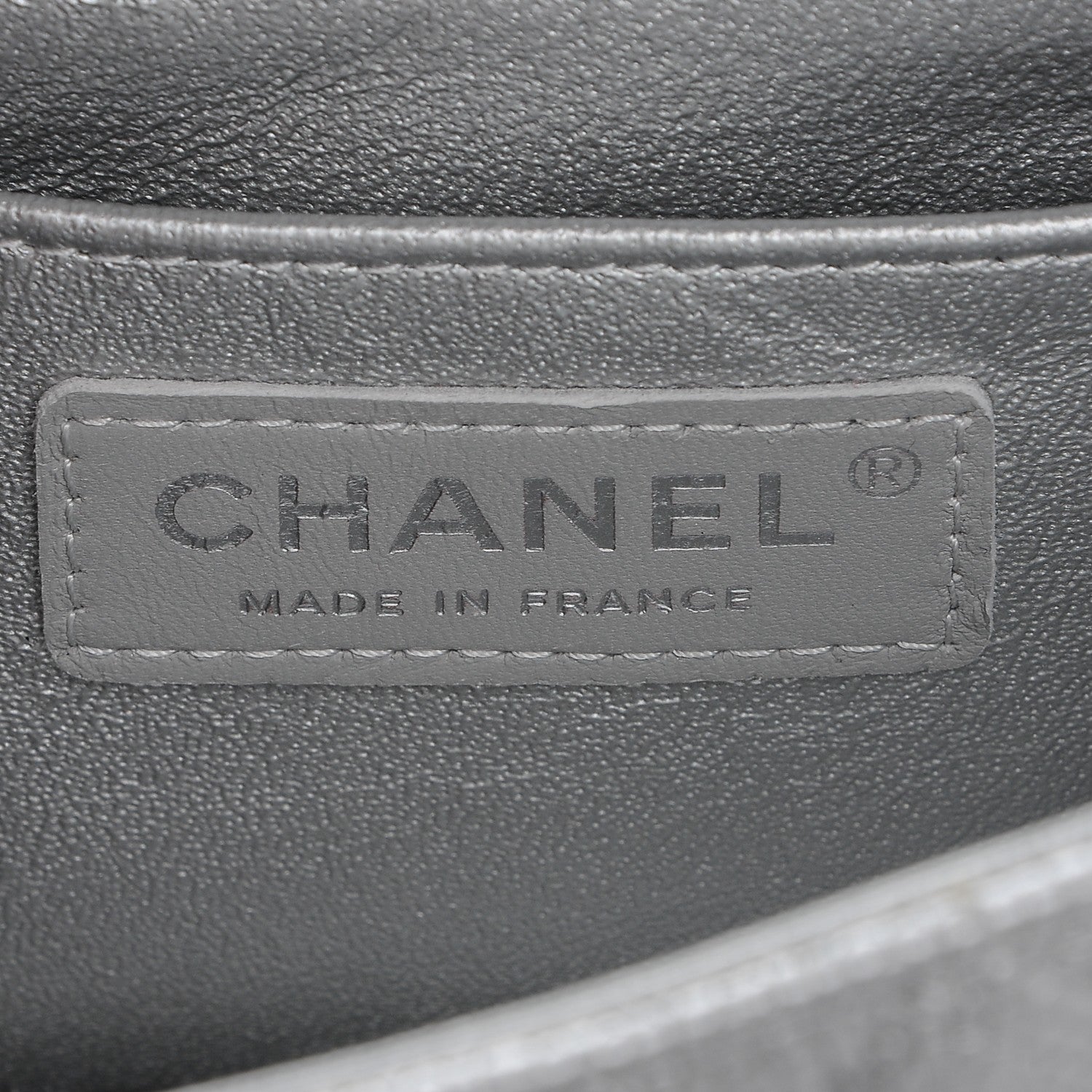 Chanel Metallic Caviar Quilted Mini Rectangular Flap Silver 7 of 8