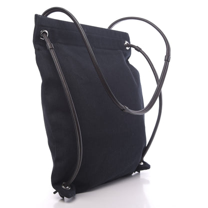 Hermes Toile Swift Maline Bag Navy Ebene 3 of 11