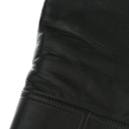 Chanel Calfskin Knee High Chain Boots 39 Black 12 of 18