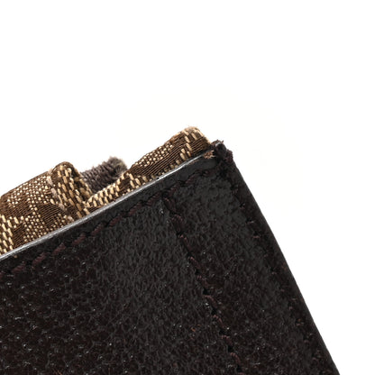 Gucci GG Monogram Double Pocket Belt Bag Dark Brown 11 of 13