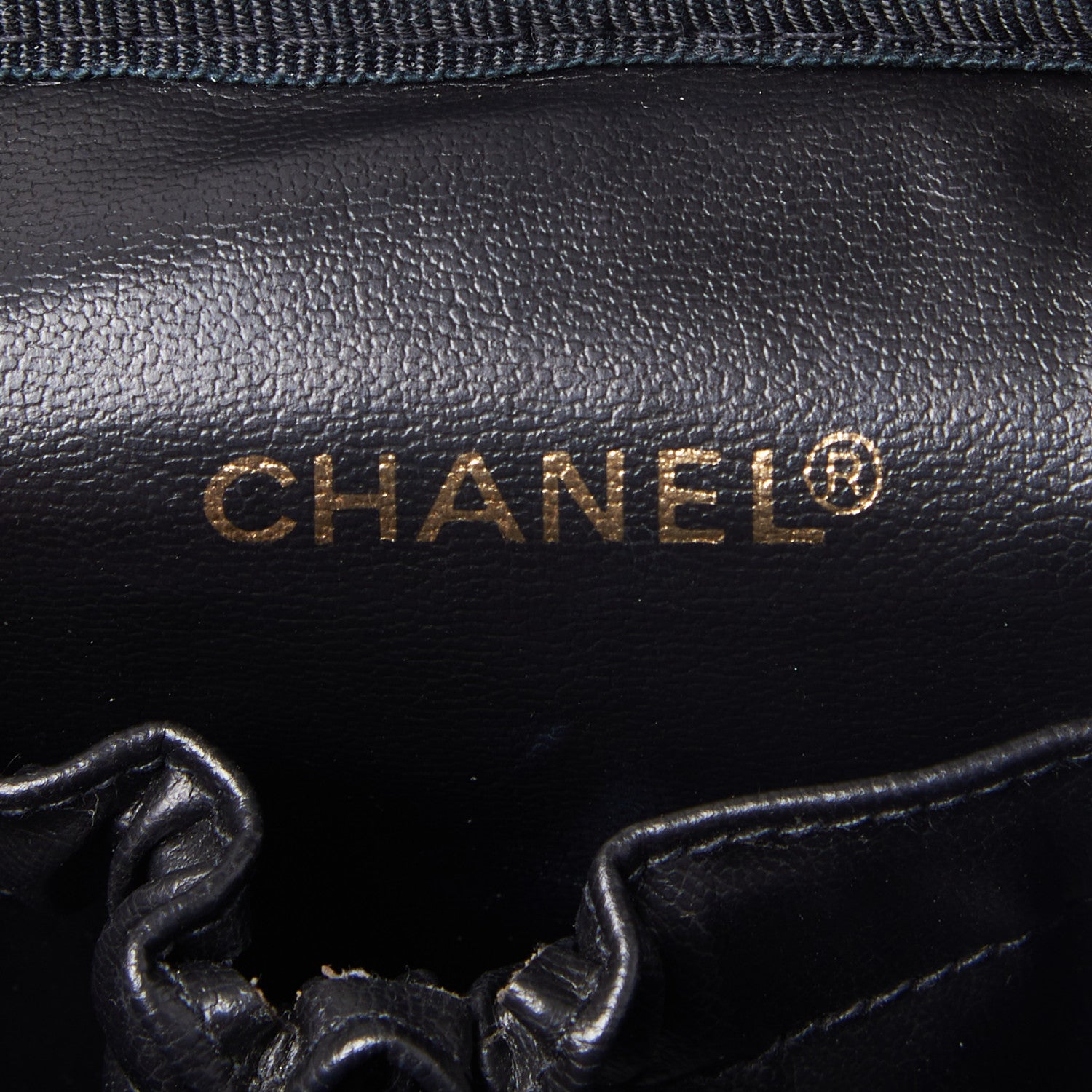 Chanel Calfskin Cosmetic Vanity Bag Black 8 of 10