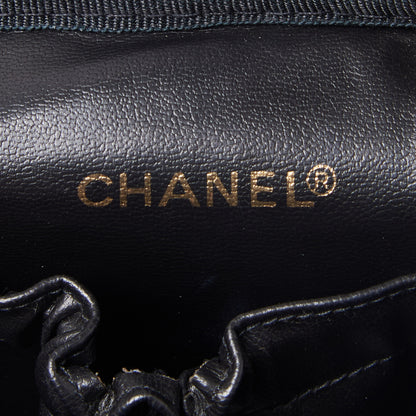 Chanel Calfskin Cosmetic Vanity Bag Black 8 of 10