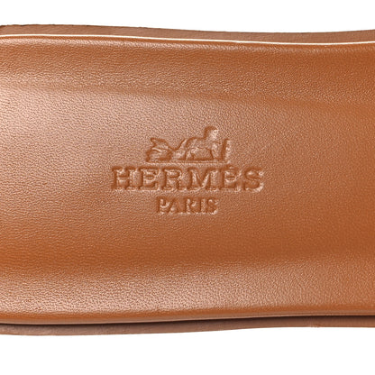 Hermes Denim Canvas Oran Sandals 39.5 Bleu Clair 8 of 8