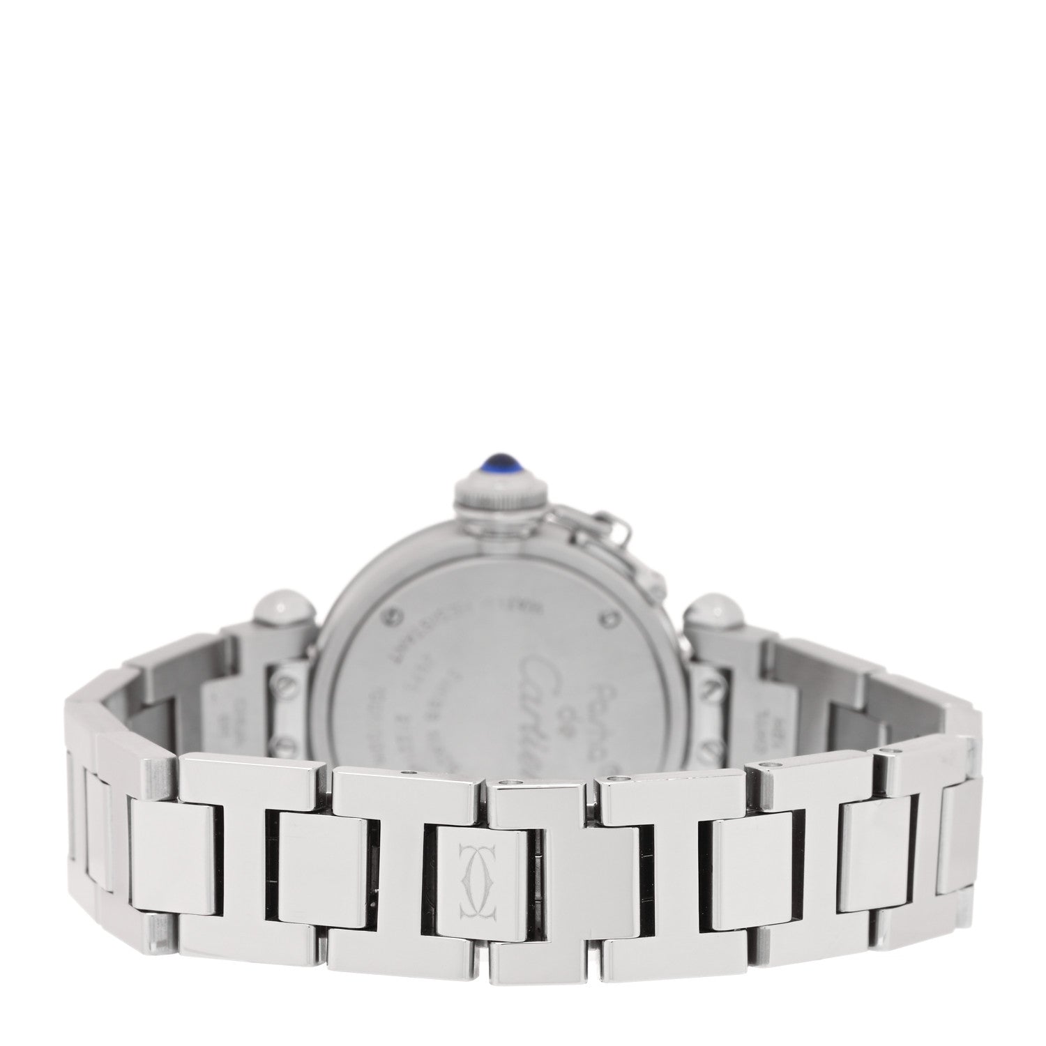 Cartier Stainless Steel 27mm Miss Pasha Quartz Watch Silver 3 of 4
