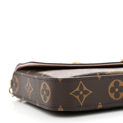 Louis Vuitton Monogram Valentine Dog Pochette Felicie Chain Wallet 9 of 10