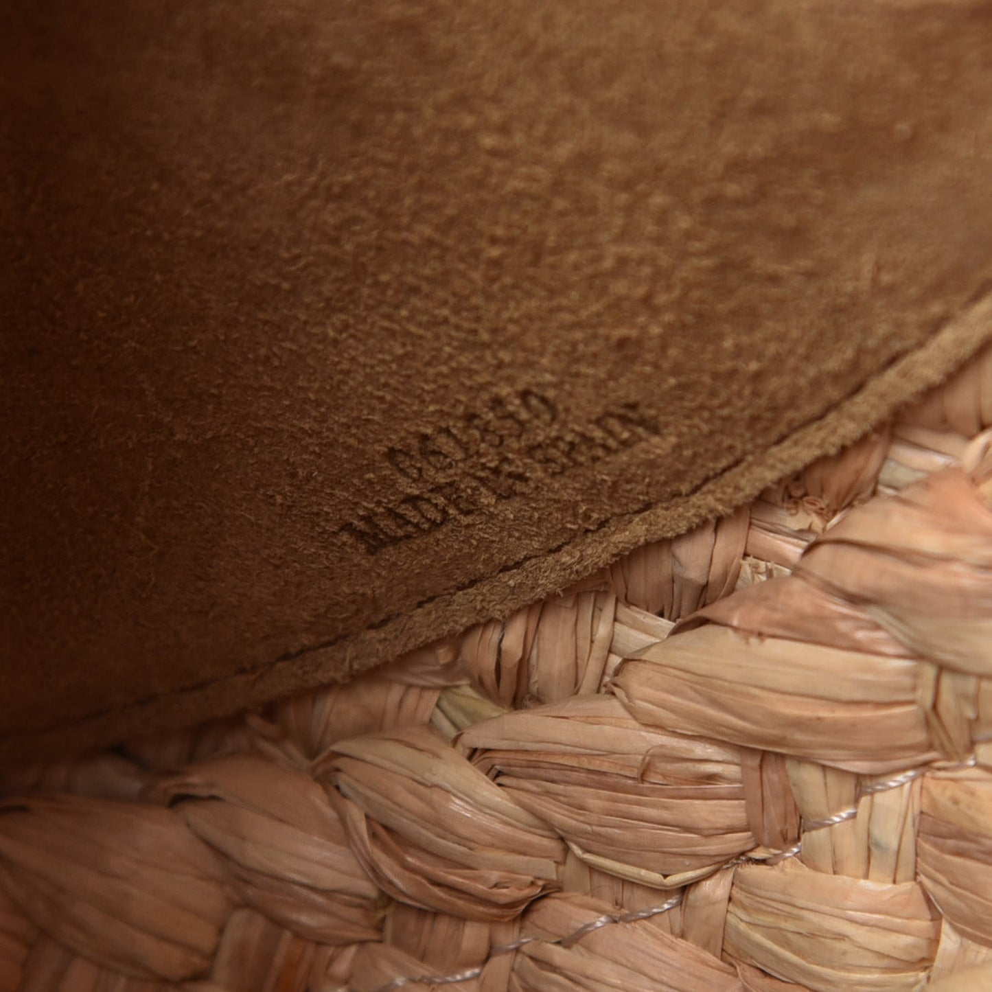 Calfskin Raffia Small Gate Crossbody Bag Natural Tan