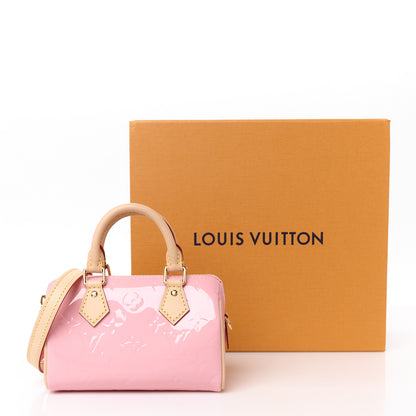 Louis Vuitton Vernis Monogram Nano Speedy Mochi Pink 11 of 11
