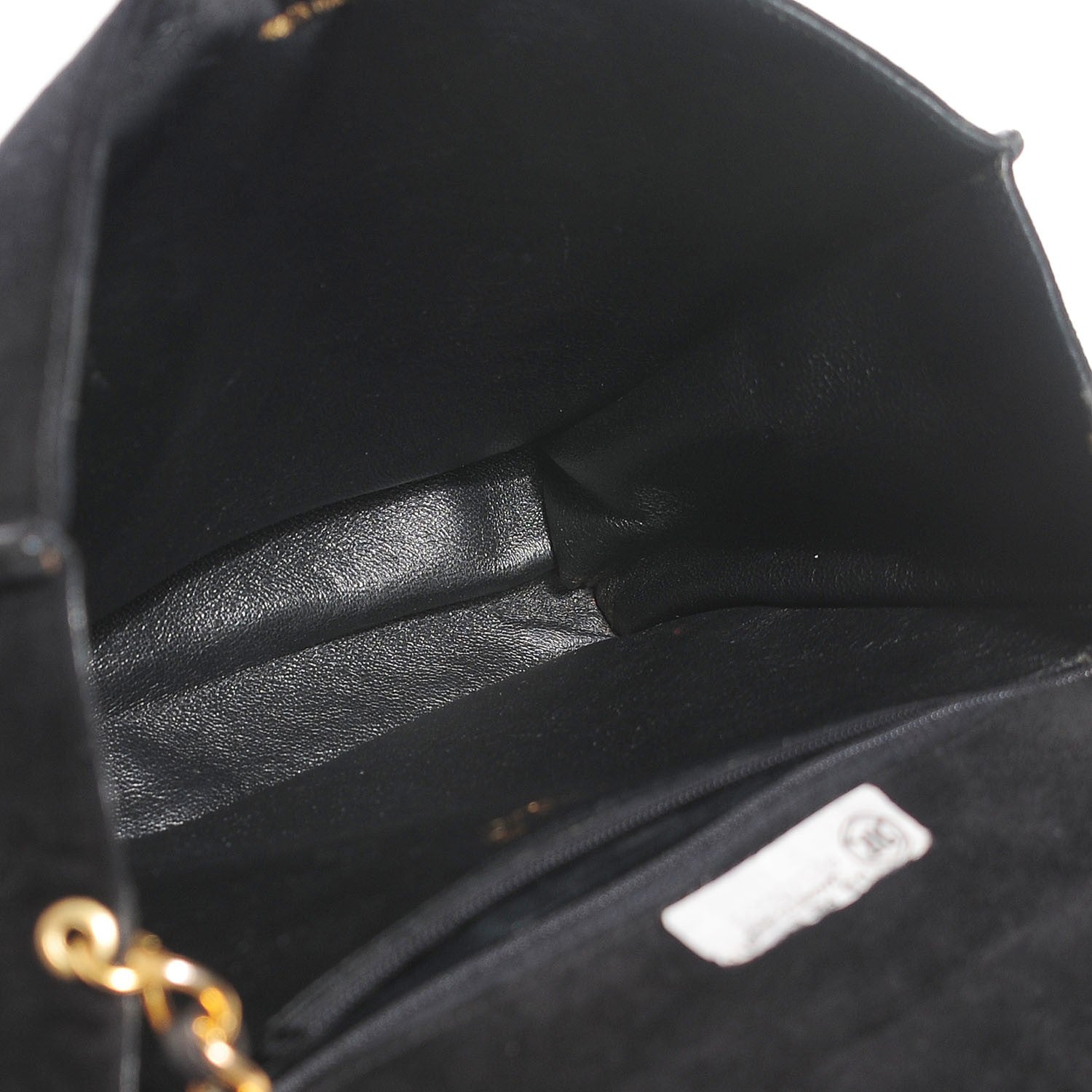 Chanel Suede Quilted Small Flap Bag Black 5 of 8