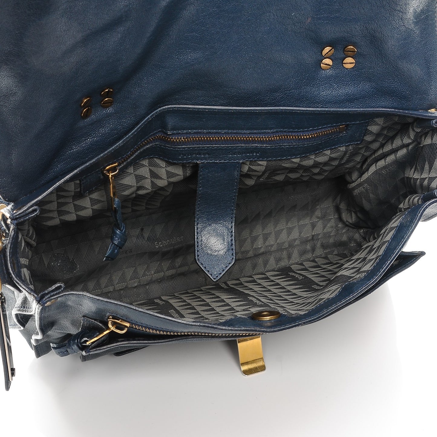 Lambskin Medium PS1 Satchel Midnight