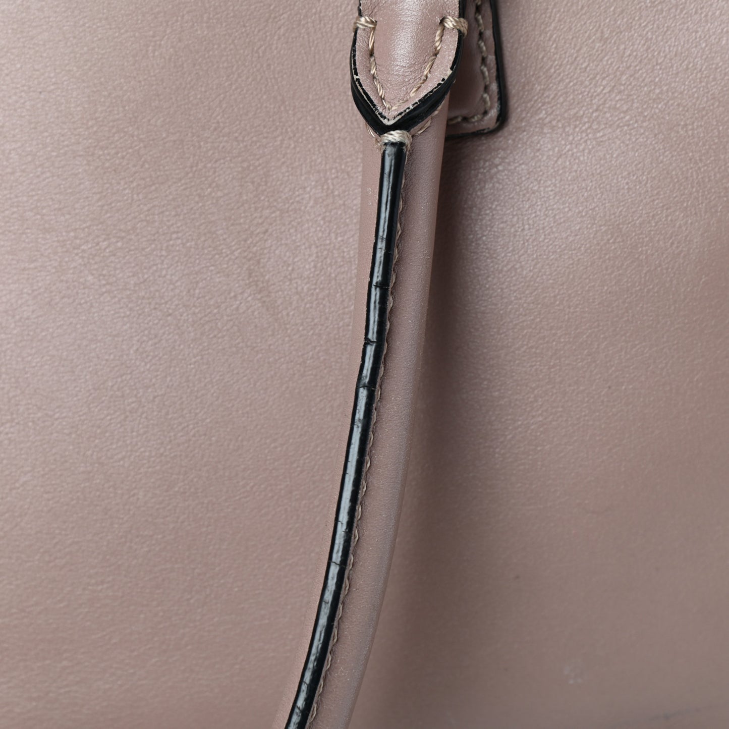 Vitello Rockstud Double Handle Tote Poudre