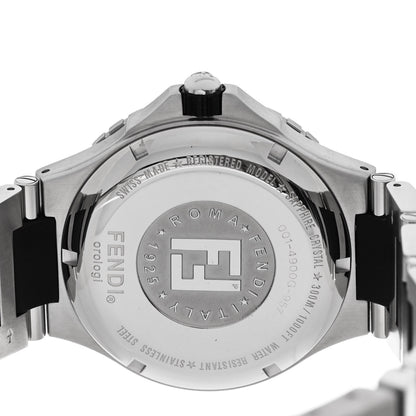 Fendi Stainless Steel Rubber 43mm Nautical Automatic Watch Yellow 4 of 5