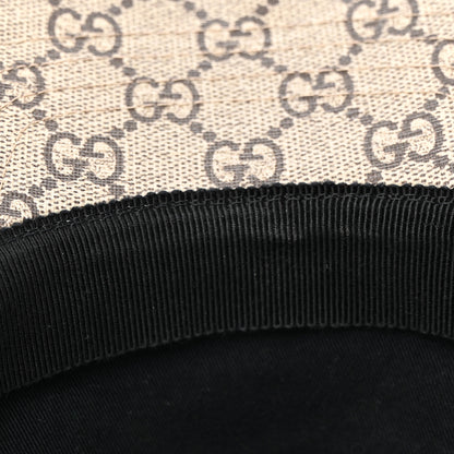 Gucci GG Supreme Monogram Tiger Print Baseball Hat M 58 Beige 10 of 10