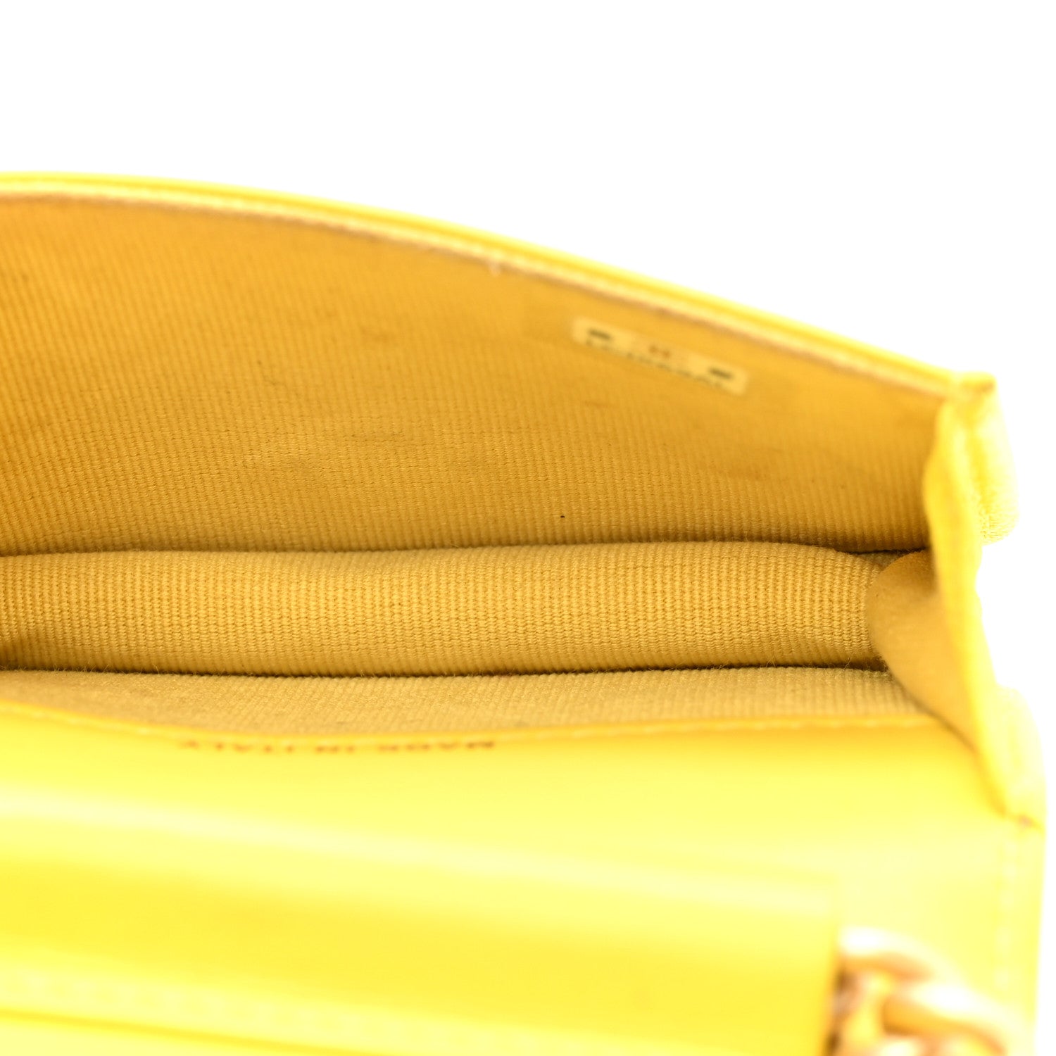 Chanel Caviar Chevron Quilted Boy Flap Waist Belt Bag Yellow 5 of 15