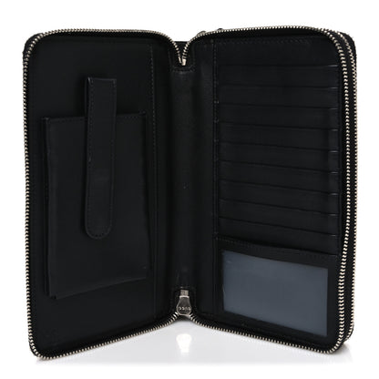 Gucci Microguccissima Zip Around Top Handle Travel Wallet Black 6 of 9