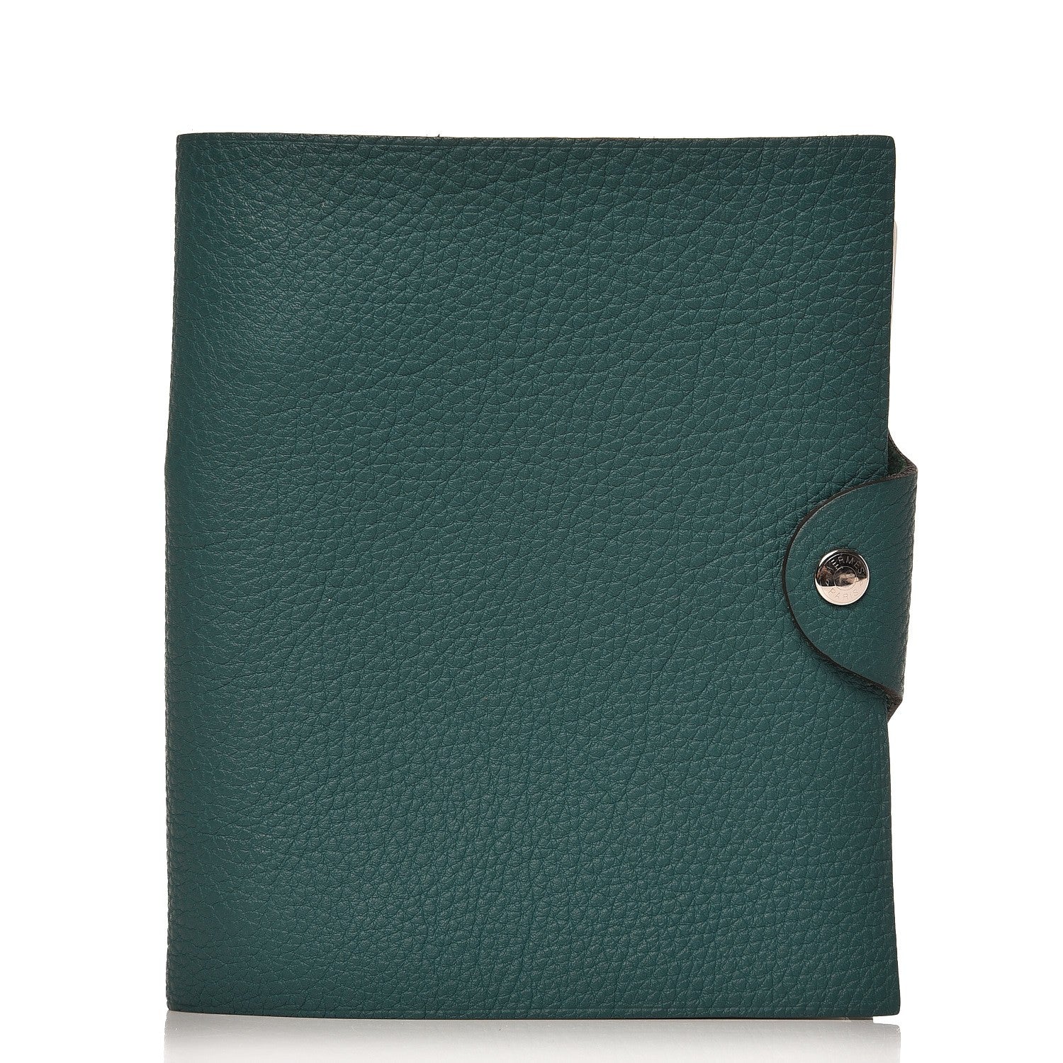 Hermes Togo Ulysse PM Notebook Cover Malachite 1 of 9