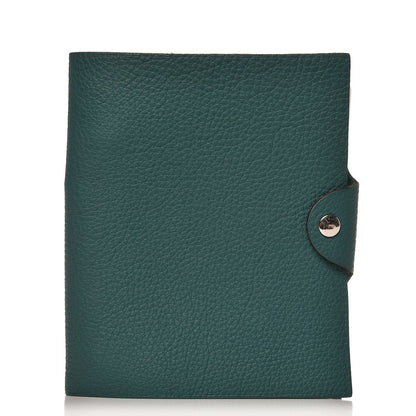 Hermes Togo Ulysse PM Notebook Cover Malachite 1 of 9