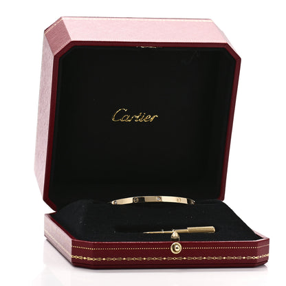 Cartier 18K Yellow Gold 6 Diamond Small LOVE Bracelet 16 6 of 6
