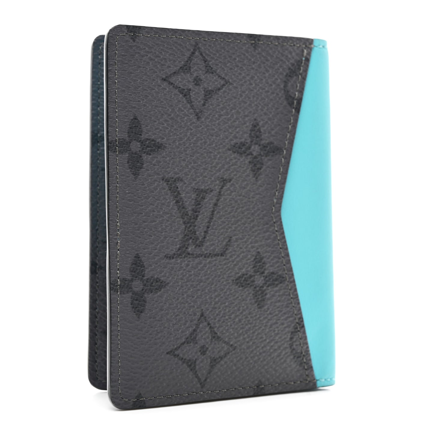 Monogram Macassar Pocket Organizer NM Turquoise