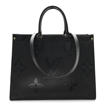 Louis Vuitton Empreinte Monogram Giant Onthego MM  Black 1 of 10