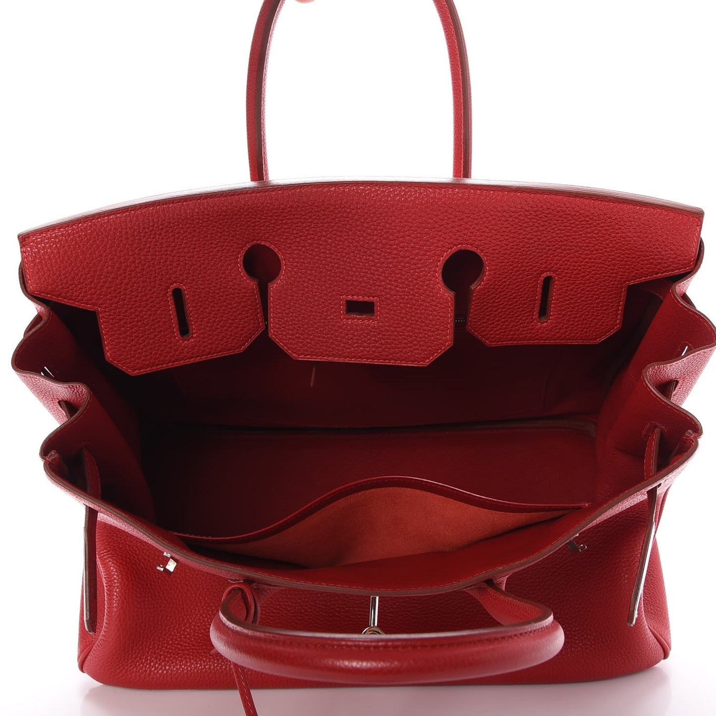 Togo Birkin 35 Rouge Casaque
