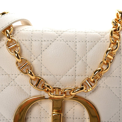 Christian Dior Calfskin Cannage Small Caro Bag Ivory 8 of 10